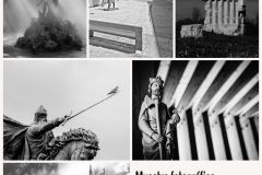 Black and White Minimalist Aesthetic Photo Collage Poster - 1